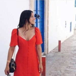 Zara summer dress. SO cute. No tags but never worn